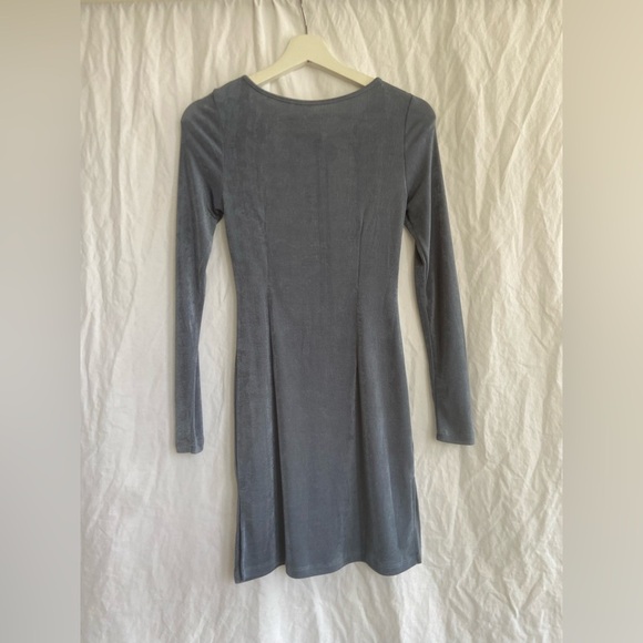 Lioness Montana Mini Dress Dusty Blue Size XS - Picture 10 of 16